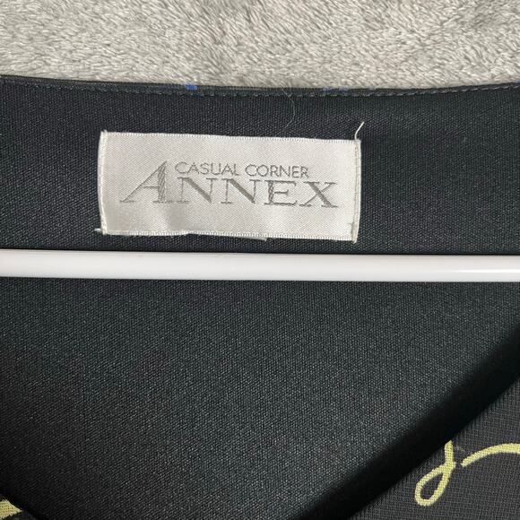 Vintage Y2K Artsy Floral Sheer Sleeves Shirt Sz Small Retro Abstract Y2K Baddie - Picture 7 of 7